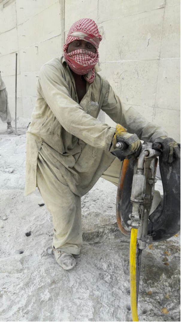 Saudi Arabia Residential Area Rock Demolition
